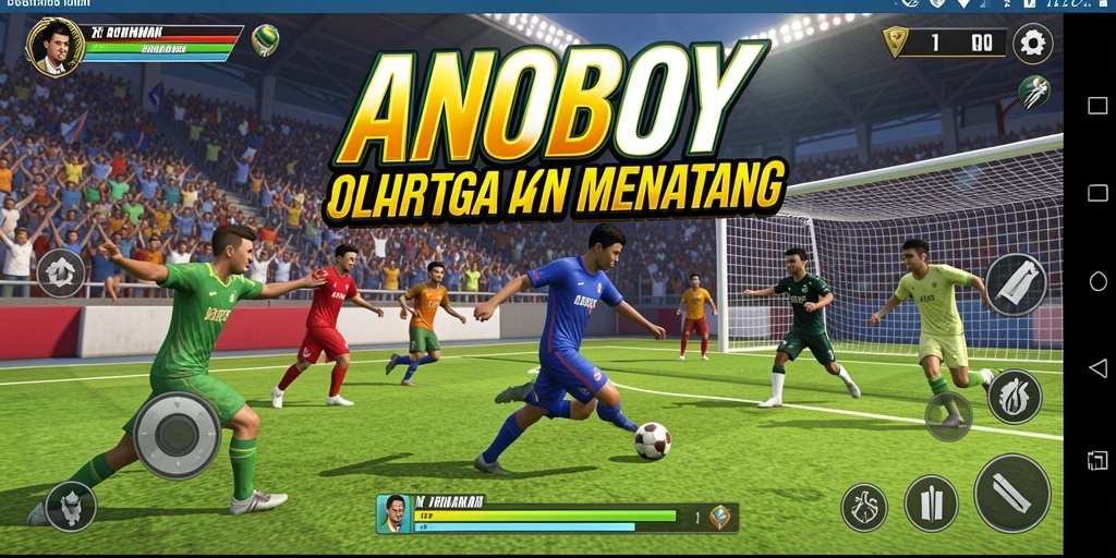 Tampilan gameplay menarik dari ANOBOY dalam aksi.