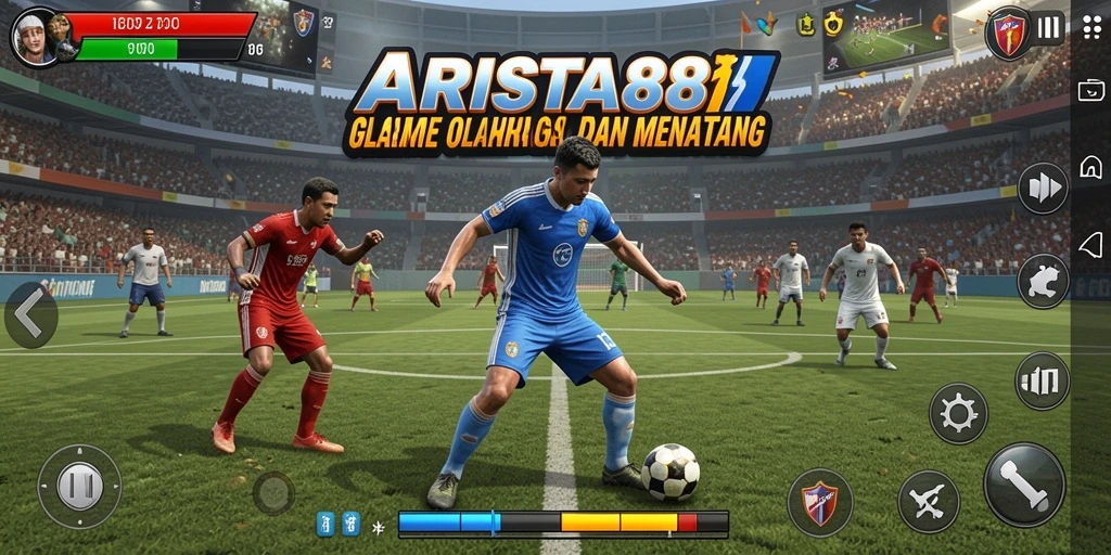 Tampilan screenshot <strong>ARISTA88</strong> menampilkan aksi seru dalam pertandingan olahraga.