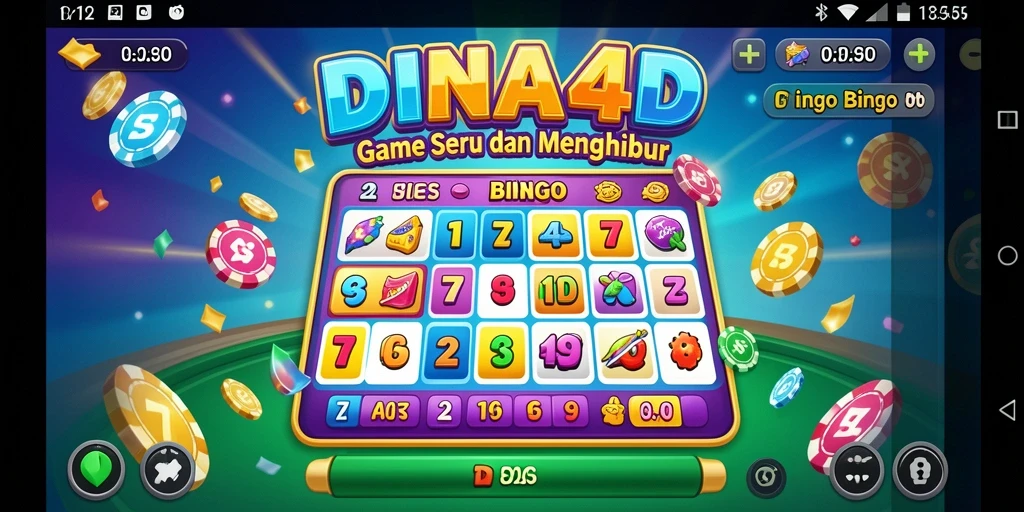 Tampilan gameplay menarik dari DIANA4D dengan suasana Bingo yang seru.