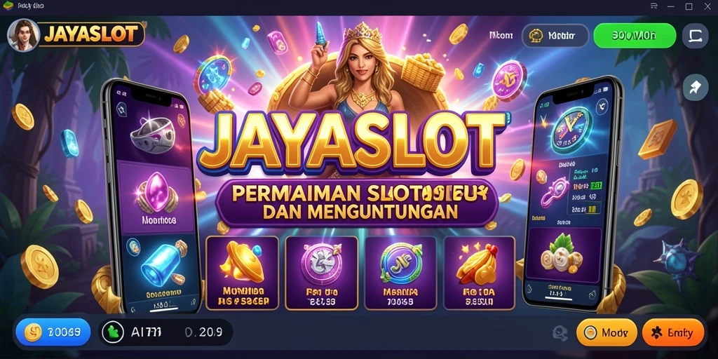 Tampilan gameplay <strong>JAYASLOT</strong> yang memukau dengan efek suara menggembirakan.