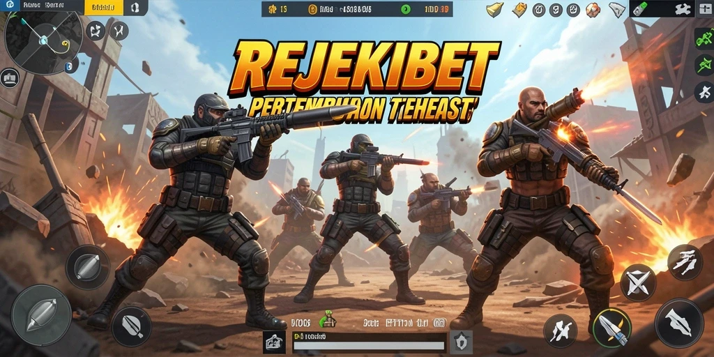 Gameplay seru dalam pertempuran Battle Royale REJEKIBET.