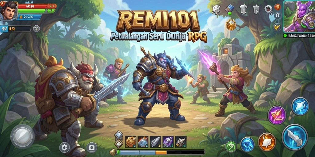 Gameplay seru di REMI101 dengan grafis menakjubkan.