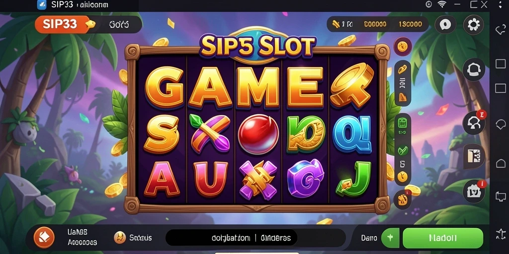 Tampilan gameplay SIP33 yang seru dan menarik dengan tema slot beragam.