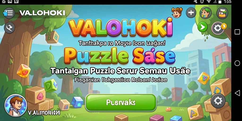 Gameplay VALOHOKI yang menarik dan menantang puzzle.