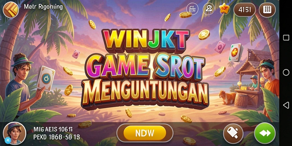 Tampilan seru dari gameplay WINJKT yang penuh warna dan peluang.